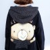 cartoon prints black cotton trench coats plus size casual thick  fit cardigans outwear cartoon prints black cotton trench coats plus size casual thick  fit cardigans outwear