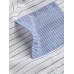 Women Cotton Stripe Print Patchwork Simple Daily Casual Shirts Women Cotton Stripe Print Patchwork Simple Daily Casual Shirts