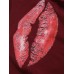 Women Casual Crew Neck Lips Print Short Sleeve Basic Tee T  shirts Women Casual Crew Neck Lips Print Short Sleeve Basic Tee T  shirts